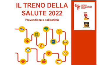 immagine volantino treno della salute 2022